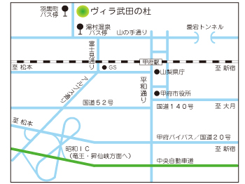 ヴィラ武田の杜 地図